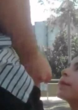 Linda estudiante traga leche + video viral 7